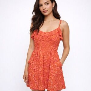 Aritzia Talula Ulla Ruffle Mini Dress